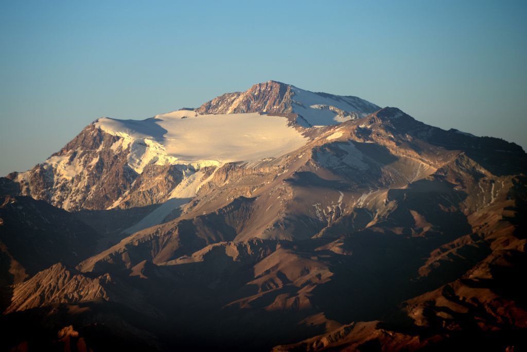 28 La Mesa, Mercedario, Alma Negra At Sunset From Aconcagua Camp 3 Colera